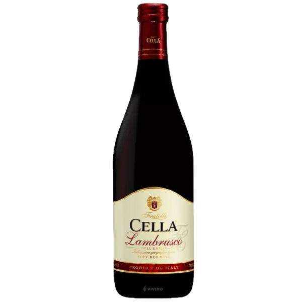 Купити Вино Ігристе Lambrusco Red IGT 0,75л черв. п/сол. 8% Італія,Эмилія ромуния, TM Cella