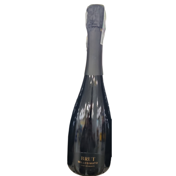 Купить Вино игристое Millesimato Bianco Brut Nero 0,75л бел, брют 11,5%