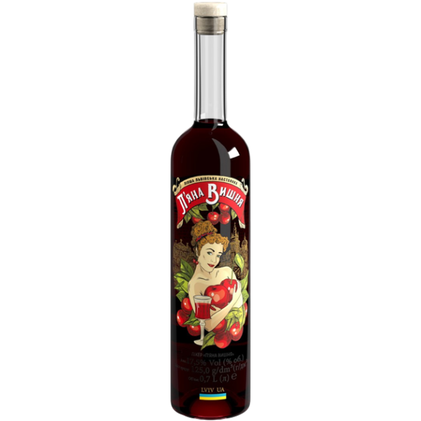 Купити Лікер Пьяна Вишня 0,7л 17,5% (Украина, TM "Пьяная Вишня")