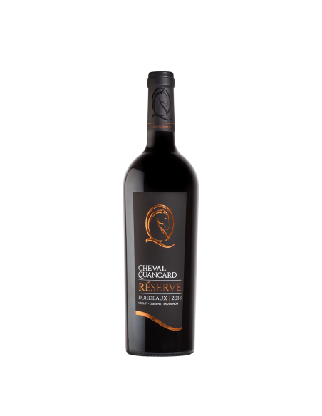 Купить Вино тихое Cheval Quancard Res, 20181,5л крас, сух14% тубус