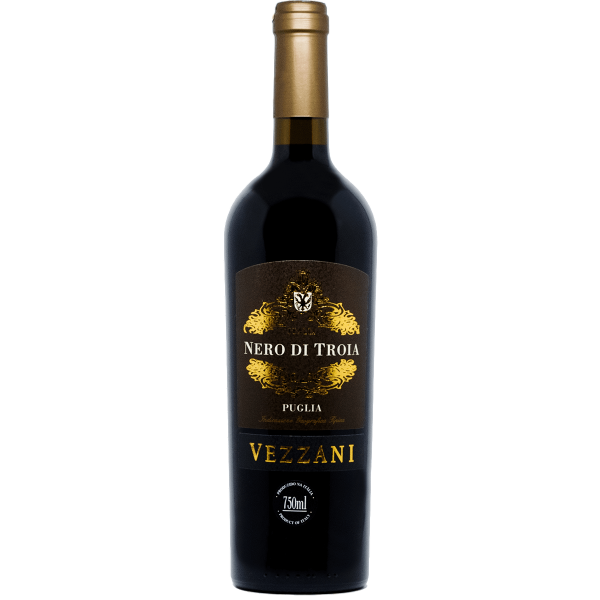 Купити Вино Тихе Nero di Troia Puglia IGT 0,75л черв. сух. 14% Італія, Апулія, TM Vezzani