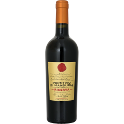 Купити Вино Тихе Primitivo di Manduria Reserva 0,75л черв. сух. 15% Італія, Апулія, TM Carlo Scala