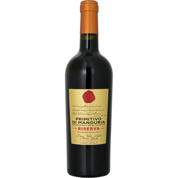 Купить Вино тихое Primitivo di Manduria Reserva 0,75л крас, сух, 15%