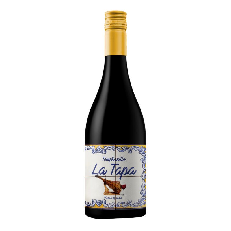 Вино Тихе  Tempranillo La Tapa  черв. сух. 0,75л 13,5% Іспанія, Валенсія,ТМ La Tapa