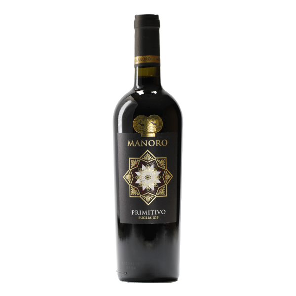 Купити Вино Тихе Zinfandel Manoro IGP 0,75л черв. сух. 13,5% Італія, Апулія, TM Manoro