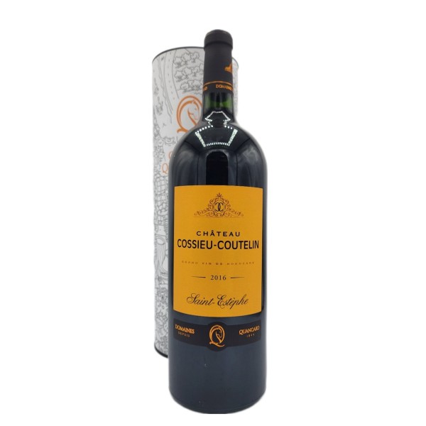 Купить Вино тихоеCh,Cossieu Coutelin 1,5л крас,сух,13,5% тубусФранция,Сэнт-Эстеф,TMCossieu Coutelin