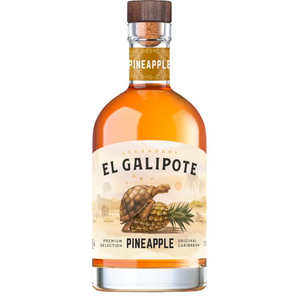 Купить Ром "El Galipote Pineapple" 0,7л 35% (Карибские о-ва, TM "El Galipote")
