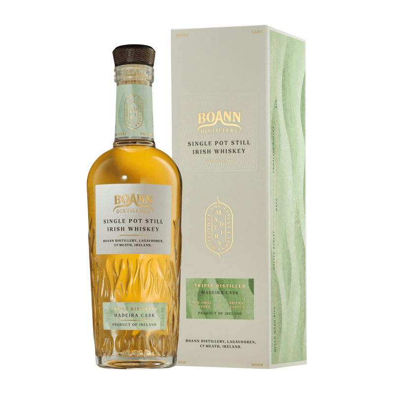 Виски "Madeira Cask Boann Single Pot" 0.7л 47% под. кор. (Ирландия, TM"Boann")