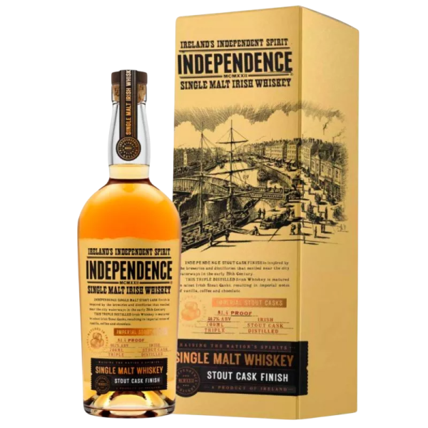 Купить Виски ирландский "Independence Single Malt" 0.7л 40.7% кор. (Ирландия, ТМ "Independence")