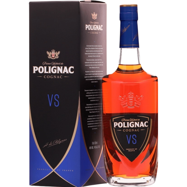 Купити Коньяк "Polignac VS Shield " 0.7л 40% кор (Францiя, ТМ "Polignac")