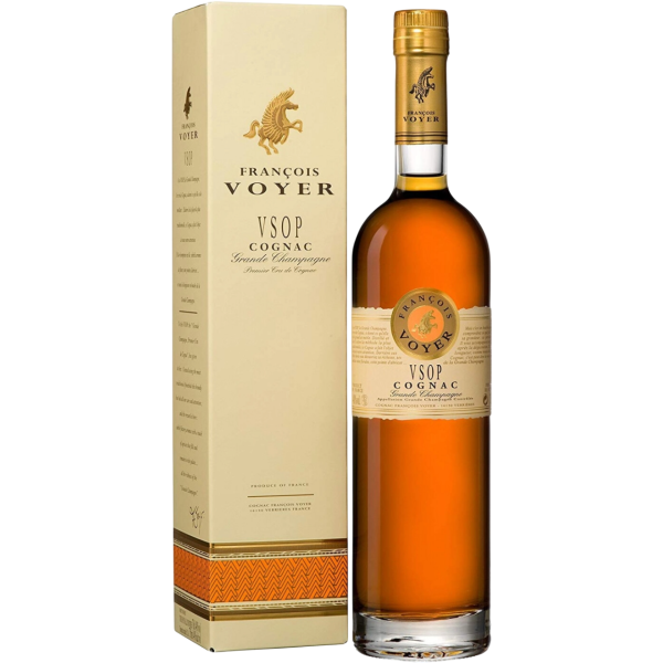 Купити Коньяк "VSOP Grand Champagne Cru de Cognac" 0.7л. 40% под.кор.(Франция ,КоньякТМ "Francois Voyer")