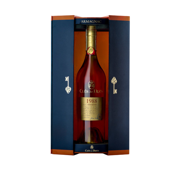 Купить Арманьяк Cles des Ducs Millesimes 1988 0,7л 40% кор