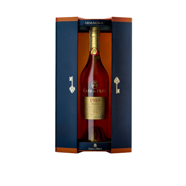Купить Арманьяк Cles des Ducs Millesimes 1989 0,7л 40% кор