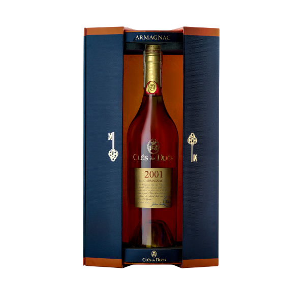 Купить Арманьяк Cles des Ducs Millesimes 2001 0,7л 40% кор