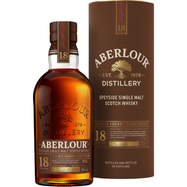 Купить Виски "Aberlour" 18 yo 0,5л 43% в мет.кор (Single Malt) (Шотландия, ТМ "Aberlour")