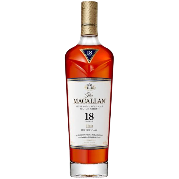 Купить Виски "Macallan" Double Cask 18yo 0,7л 43% (Single Malt)(Шотландия, ТМ "Macallan")