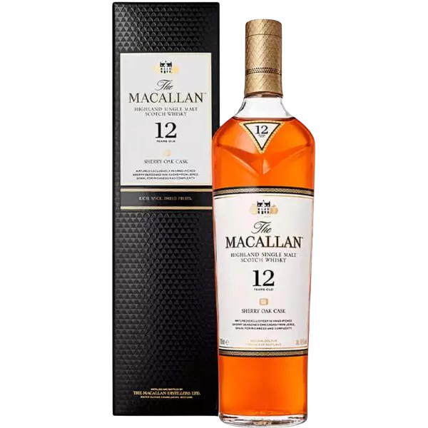 Купить Виски "Macallan" Sherry Oak 12yo 0,7л 40% (Single Malt)(Шотландия, ТМ "Macallan")