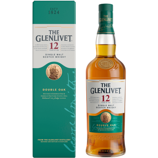 Купить Виски "The Glenlivet" Double Oak 12yo 0,7л 40% коробка (Шотландия, ТМ "The Glenlivet")