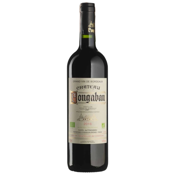 Купити Вино Chateau Fongaban BIO 0,75л черв.сух. 13,5% Франція, Сент-Эмільен, TM Chateau Fongaban
