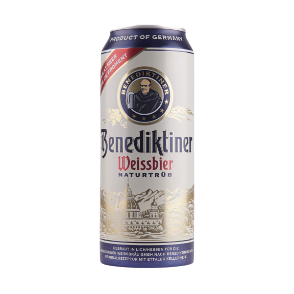 Купити Пиво Benediktiner Weissbier Wheat 0,5л 5,4% ж/б