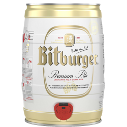 Купити Пиво Bitburger Premium pils 5л 4,8% ж/б