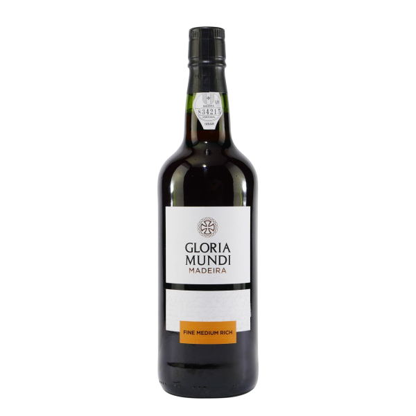 Купити Вино Madeira Gloria Mundi Fine Med.Rich біл.п/сол.0,75л19%Португалія,о.Мадейра,ТМ Gloria Mundi