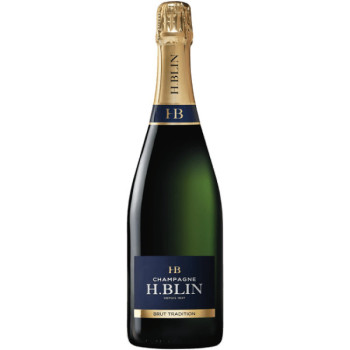 Шампанське "H.Blin Brut Tradition" 0,75л біл. брют 12,5% кор.(Франція, Шампань, TM "H.Blin")