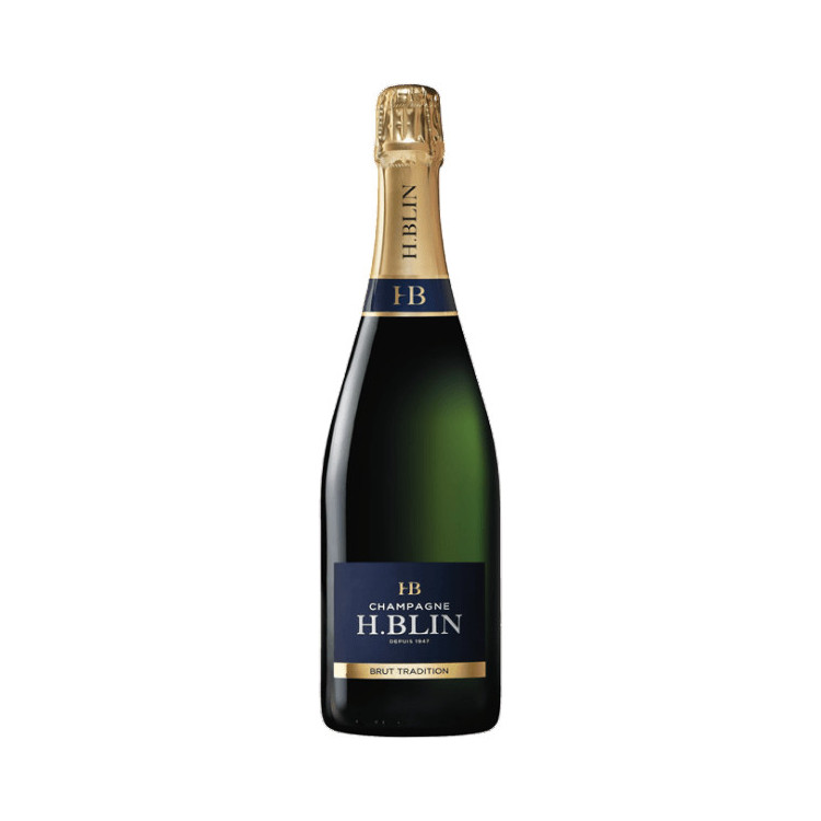 Шампанське "H.Blin Brut Tradition" 0,75л біл. брют 12,5% кор.(Франція, Шампань, TM "H.Blin")