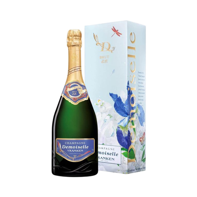Шампанське "Demoiselle Eo Brut" біл.брют 0,75л 12,5% кор (Франція, Шампань,ТМ"Demoiselle")