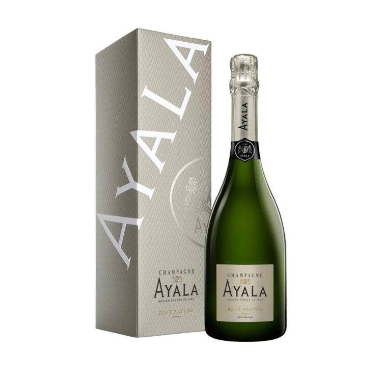 Шампанское "Champagne Brut Nature" бел.брют натюр 0,75л 12% кор (Франция, Шампань,ТМ"Ayala")