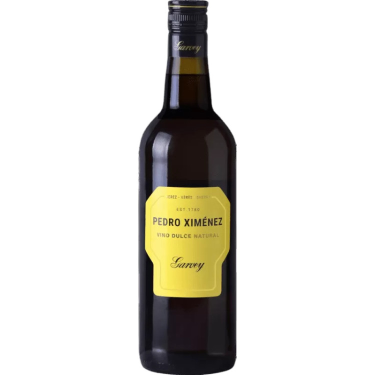 Херес "Pedro Ximenez Garvey" 0,75л. біл. солод. 15,5% (Іспанія, Херес, ТМ "Garvey")