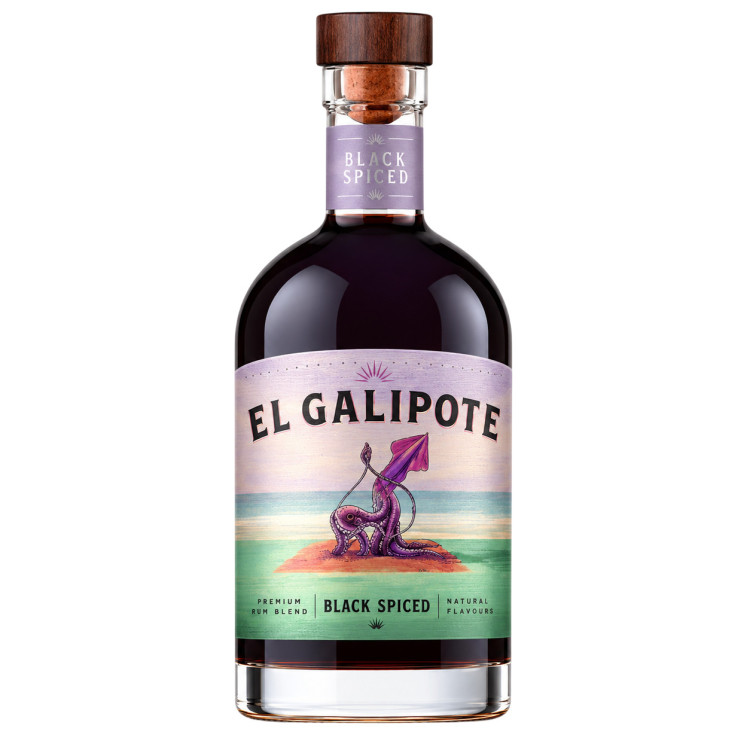 Ром "El Galipote Black Spiced" 0,7л 35% (Карибські о-ви, TM "El Galipote")