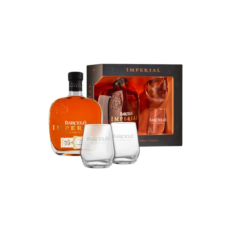 Ром "Barcelo Imperial" 0.7л 38% кор+2ст (Доминикана ,TM "Barcelo")