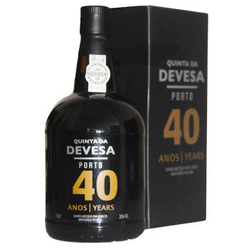 Портвейн "Devesa 40 anos " 0.75л.черв.солод 20% под. кор. (Португалія Дору ТМ "QTA.Devesa")