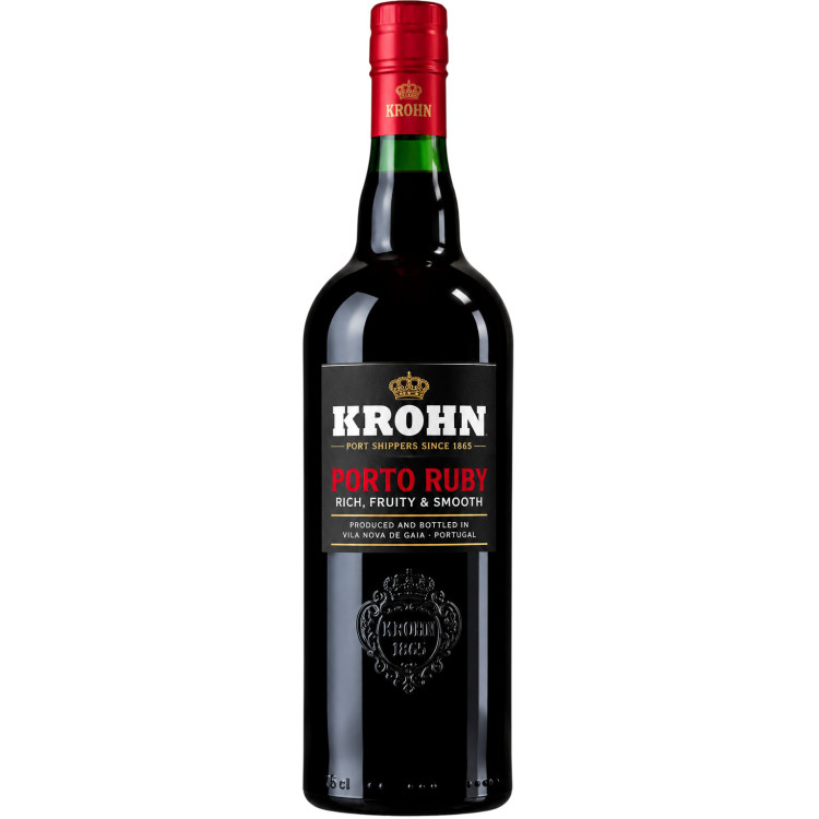 Портвейн " WK Ruby Reserva " 0,75л чер. солод. 20% (Португалія, Дору,TM "Krohn")