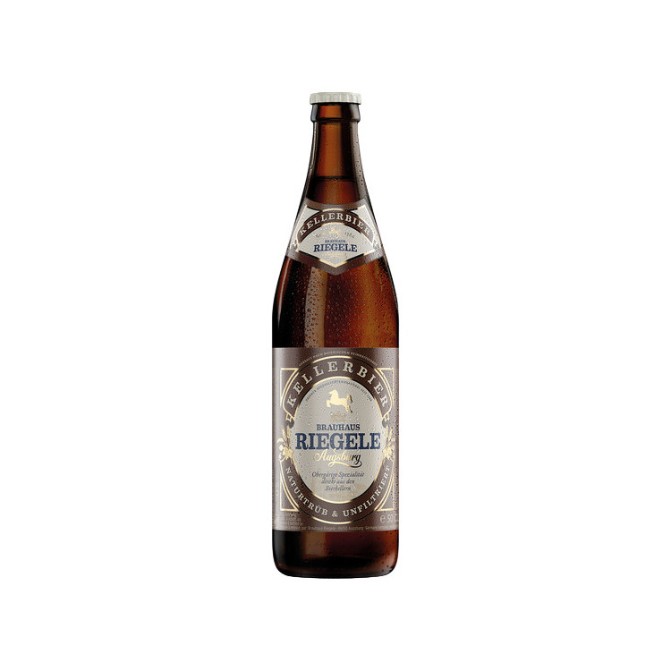 Пиво темное нефилтрованное "Reigele Kellerbier" 0,5л 5% стекло (Германия, ТМ "Reigele")