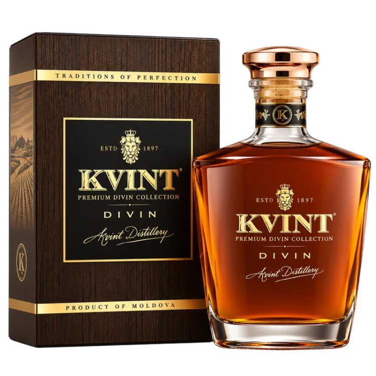 Коньяк "Kvint 8YO XO" 0,5л 40% кор jazz (Молдова, ТМ "Kvint")