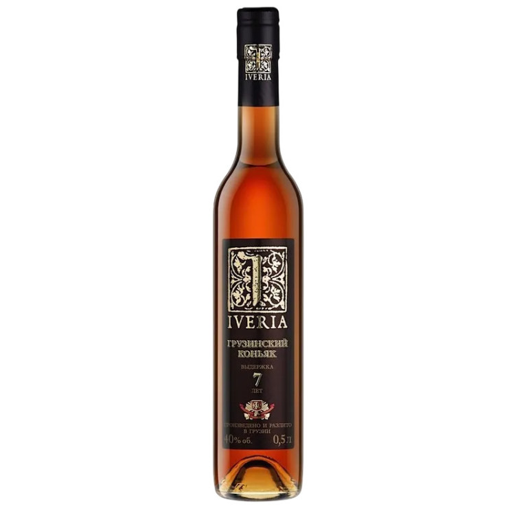 Коньяк "Iveria 7 років" 0,5л 40% (Грузія, ТМ "Iveria")