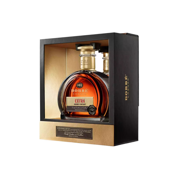 Коньяк "Dobbe Cognac Extra Grand Century" 0,7л 40% под.кор (Франція, Коньяк, TM "Dobbe")