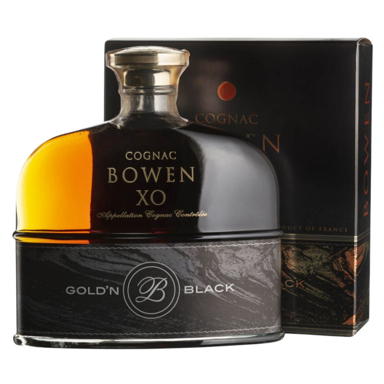 Коньяк "Cognac Bowen XO Gold'n Black " 0,7л 40% кор (Франция,Cognac,TM "Cognac Bowen")