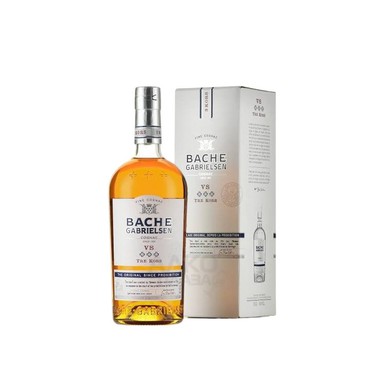 Коньяк " Bache Gabrielsen Tre Kors VS " 0,7л 40% кор(Франція, Cognac, TM "Bache Gabrielsen")